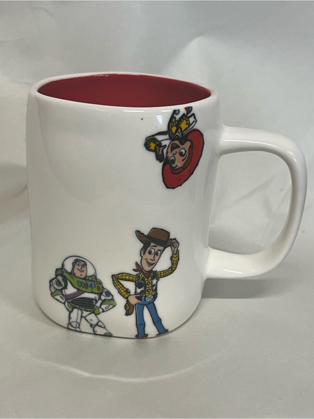 RAE DUNN | DISNEY TOY STORY HOWDY PARTNER WOODY BUZZ DOUBLE SIDED MUG